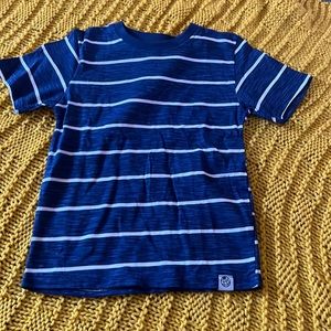 Free Plant Blue & White Striped Toddler Tee